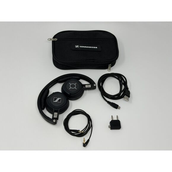 Sennheiser PXC 310 Headset in Bag w/ USB Charging Cable Aux Cord & Adapter - Picture 1 of 11